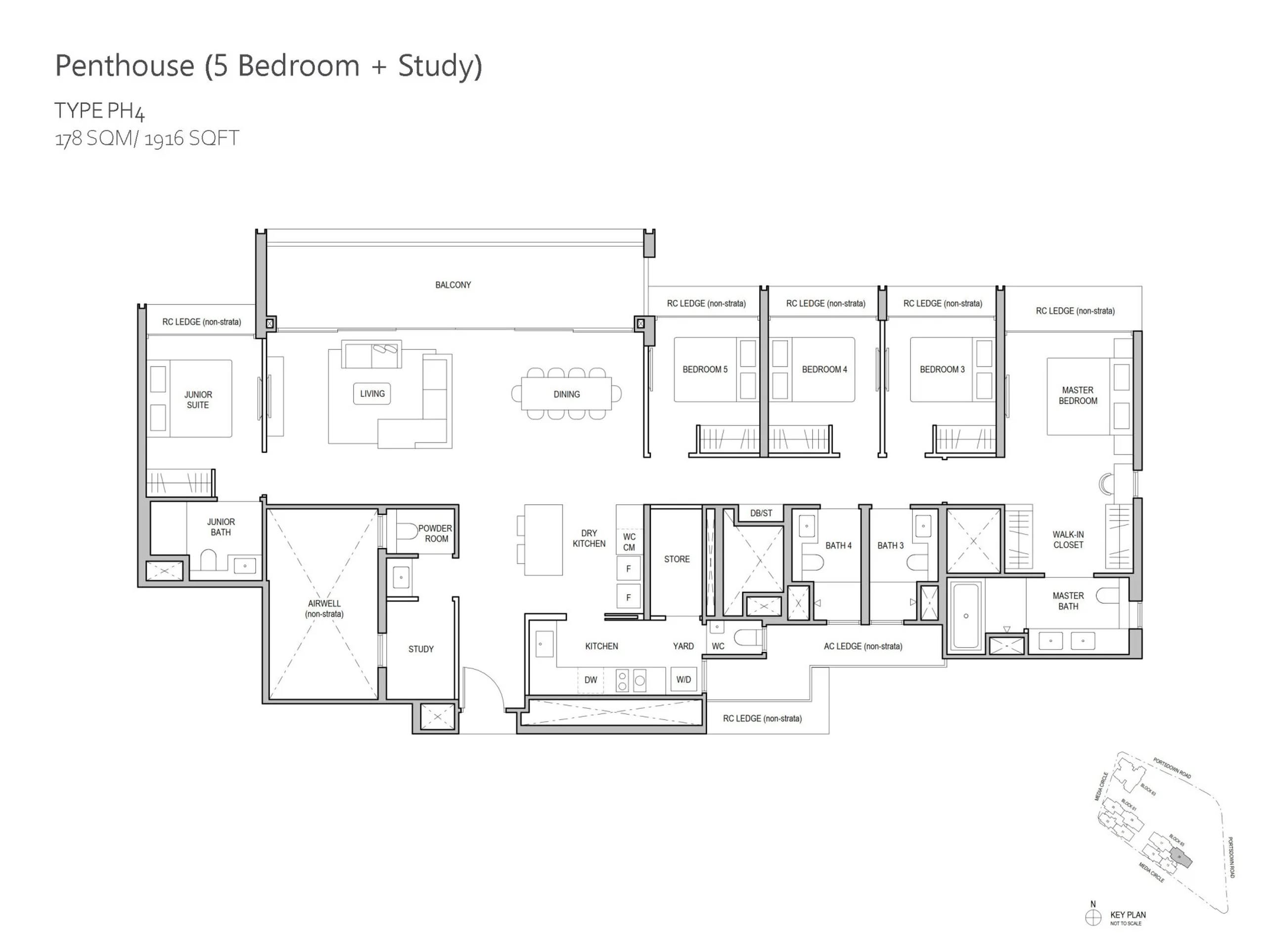 Bloomsbury Residences floorplan